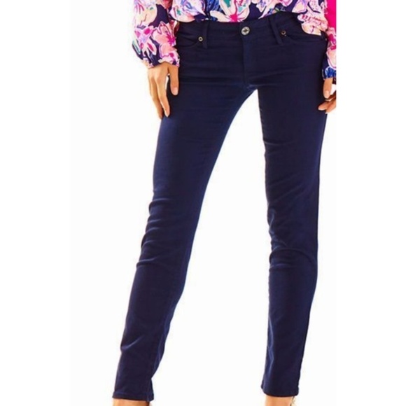 Lilly Pulitzer Denim - Lilly Pulitzer Worth Skinny Navy Blue Jeans